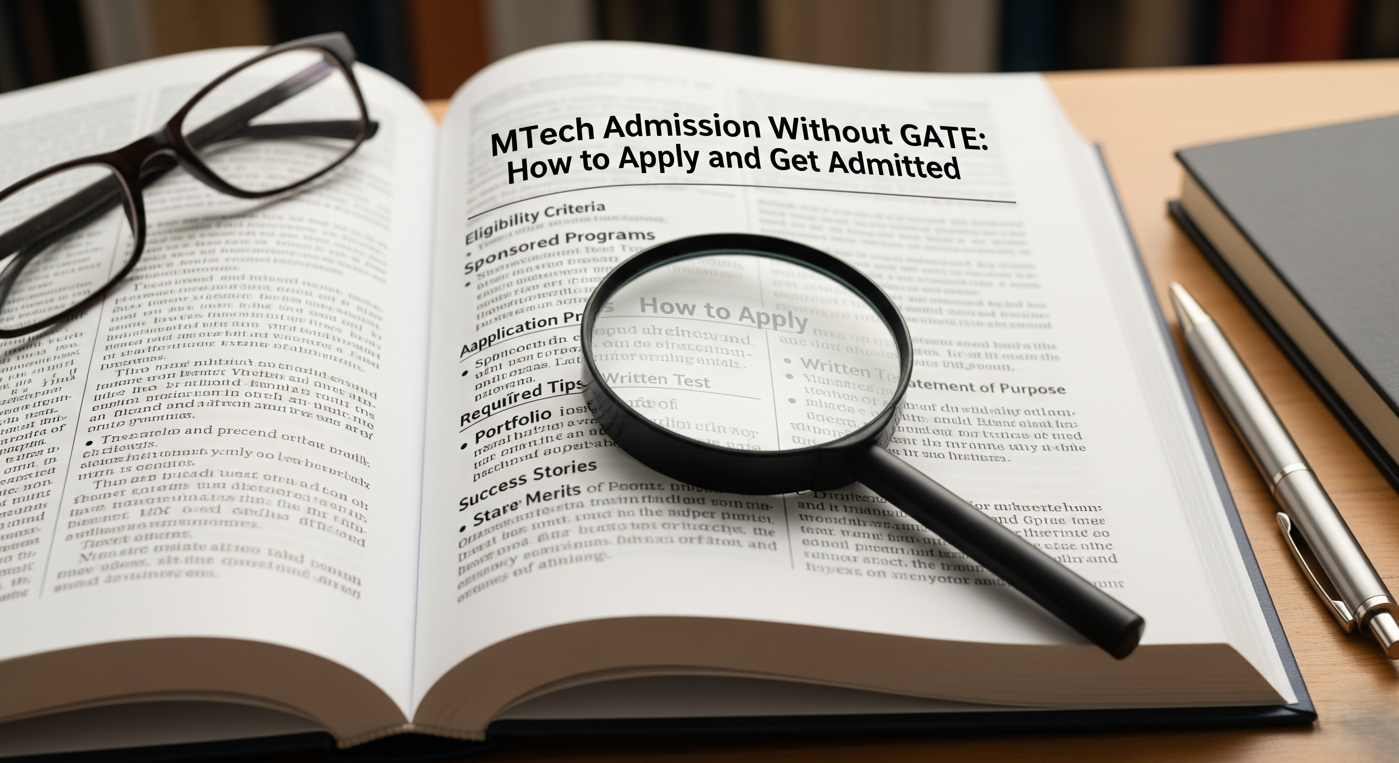 MTech Admission Without GATE: How to Apply and Get Admitted 
