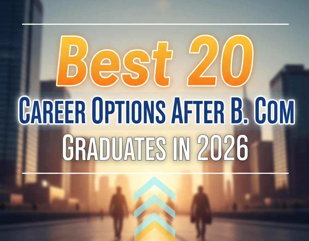 Best 20 Career Options After B. Com Graduates in 2026