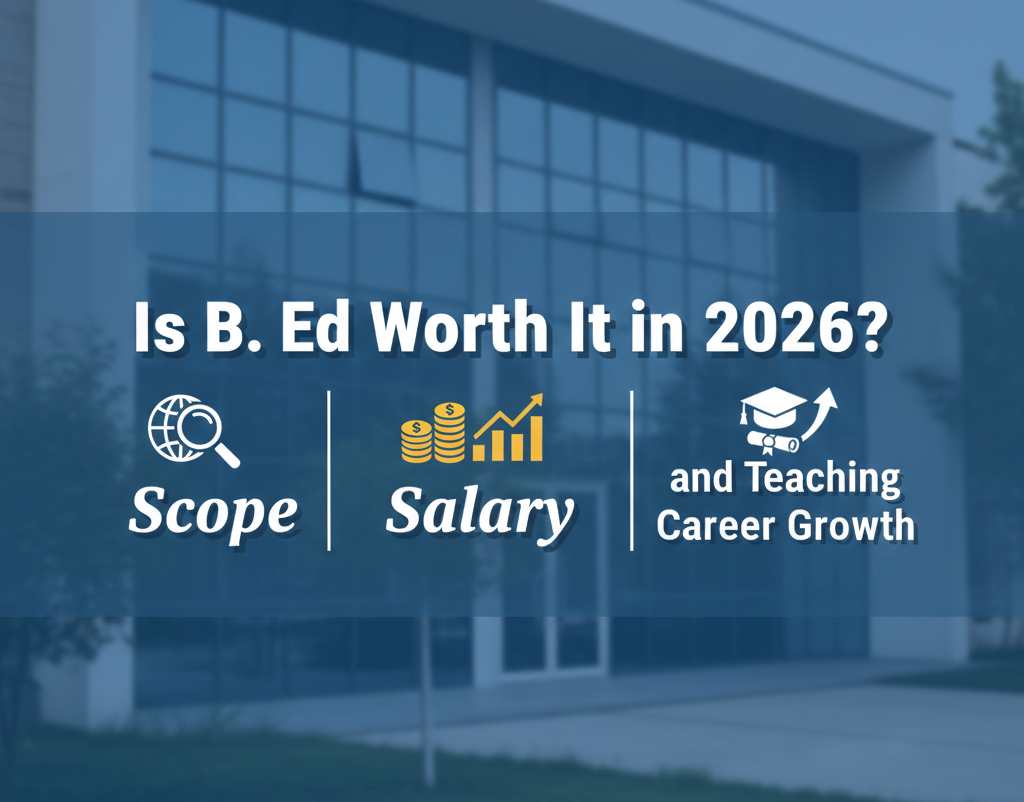 Is B. Ed Worth It in 2026? Scope, Salary, and Teaching Career Growth