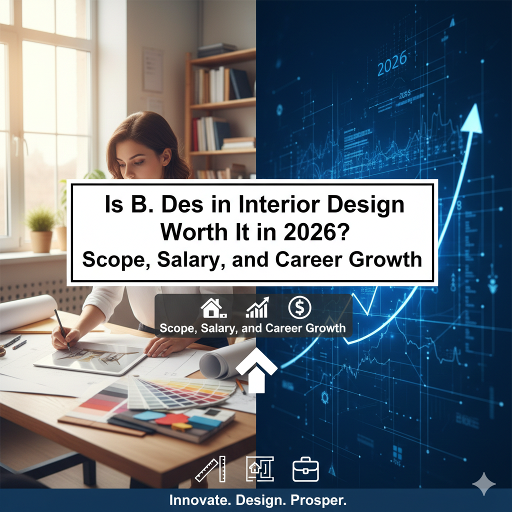 Is B. Des in Interior Design Worth It in 2026? Scope, Salary, and Career Growth