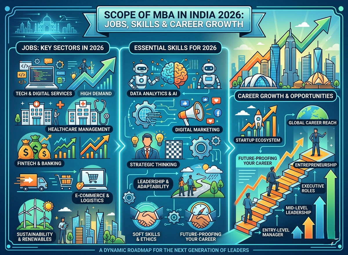 Scope of MBA in India 2026: Jobs, Skills & Career Growth