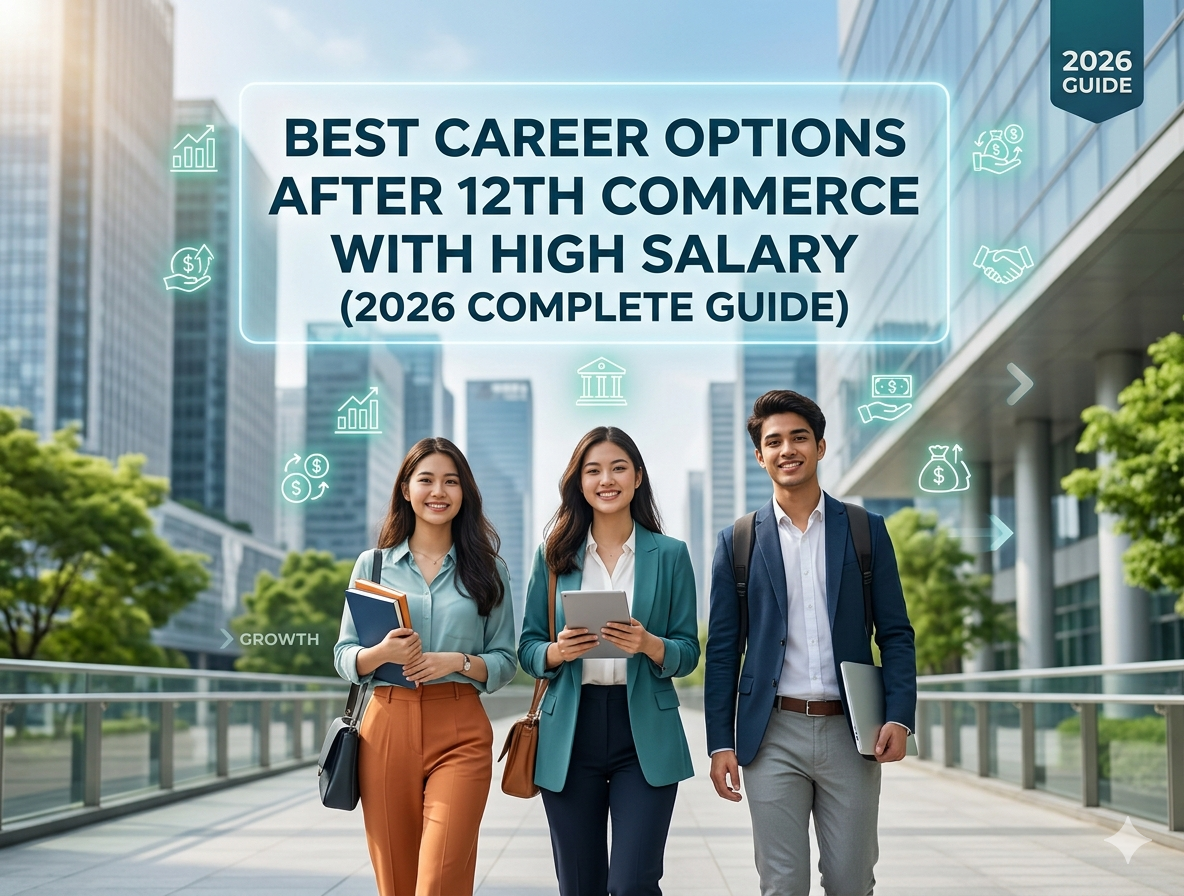 Best Career Options After 12th Commerce with High Salary