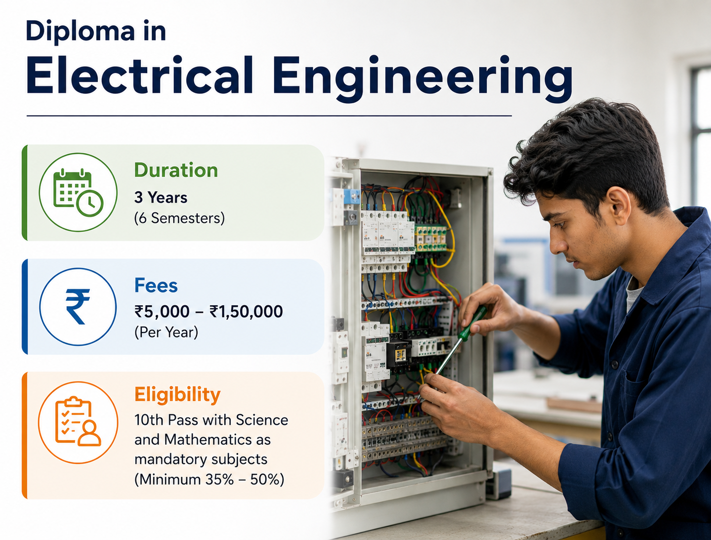 Duration, Fees, and Eligibility for Diploma in Electrical Engineering