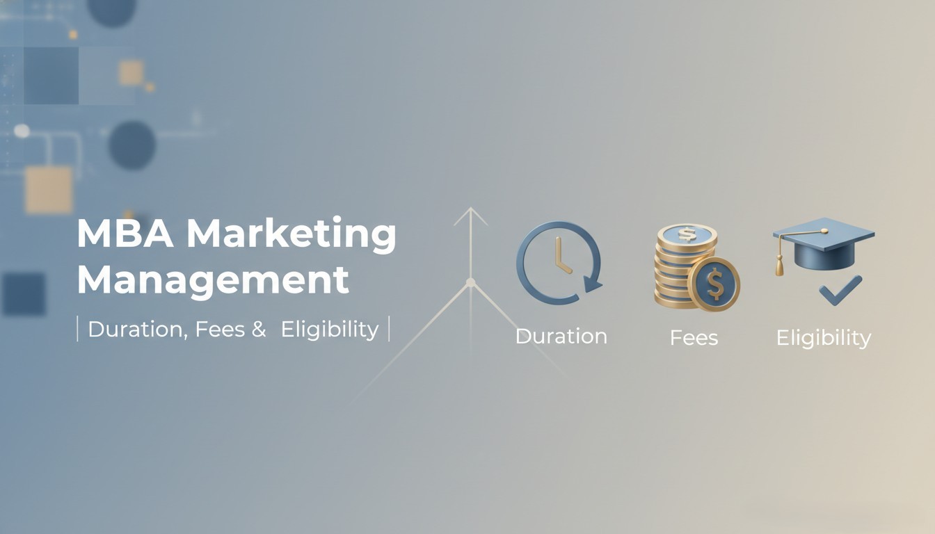 MBA Marketing Management: Duration, Fees & Eligibility