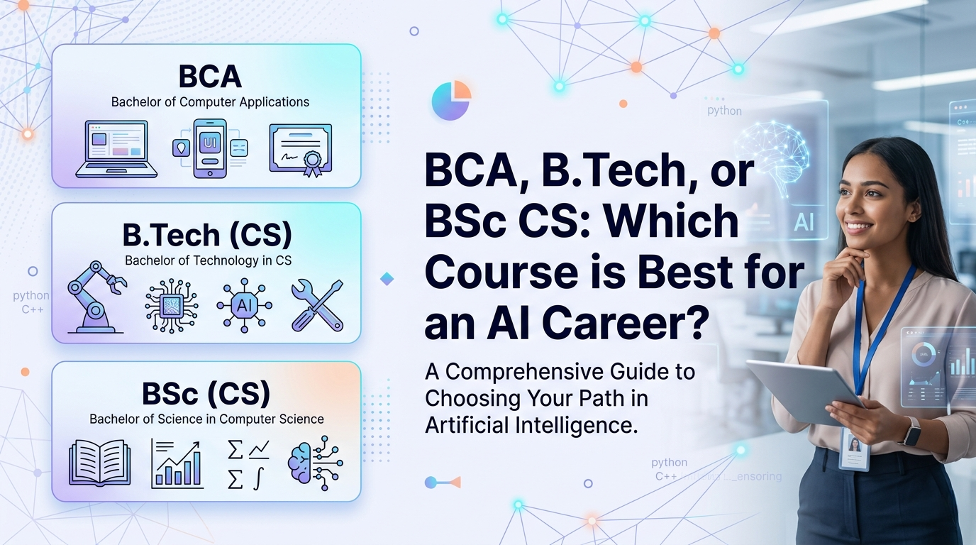 BCA, B.Tech, or BSc CS: Which Course is Best for an AI Career?