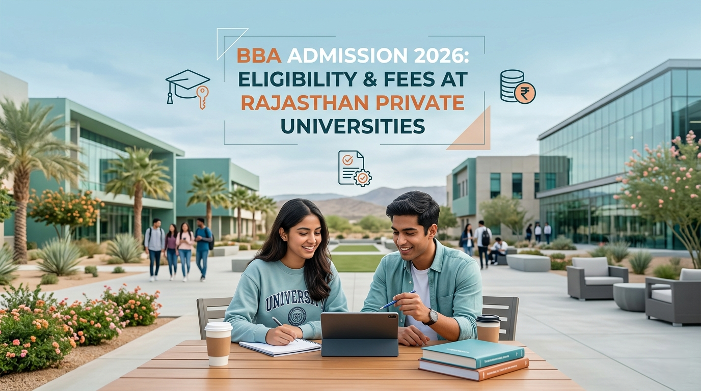 BBA Admission 2026: Eligibility & Fees at Rajasthan Private Universities