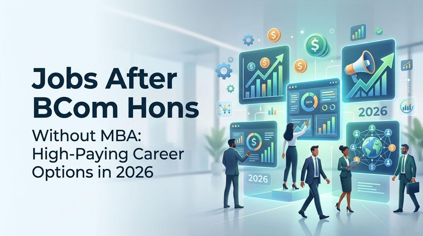Jobs After BCom Hons Without MBA: High-Paying Career Options in 2026