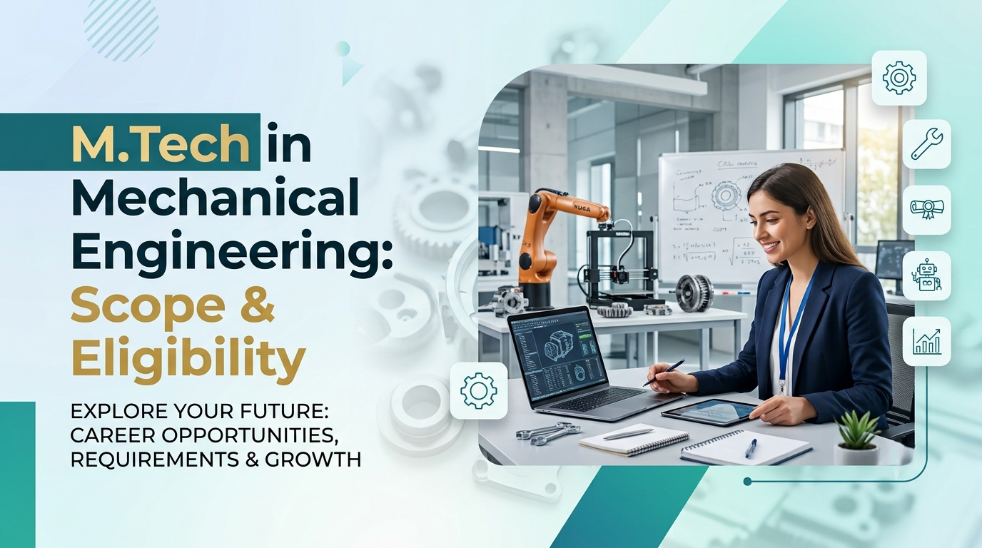 M.Tech in Mechanical Engineering: Scope & Eligibility
