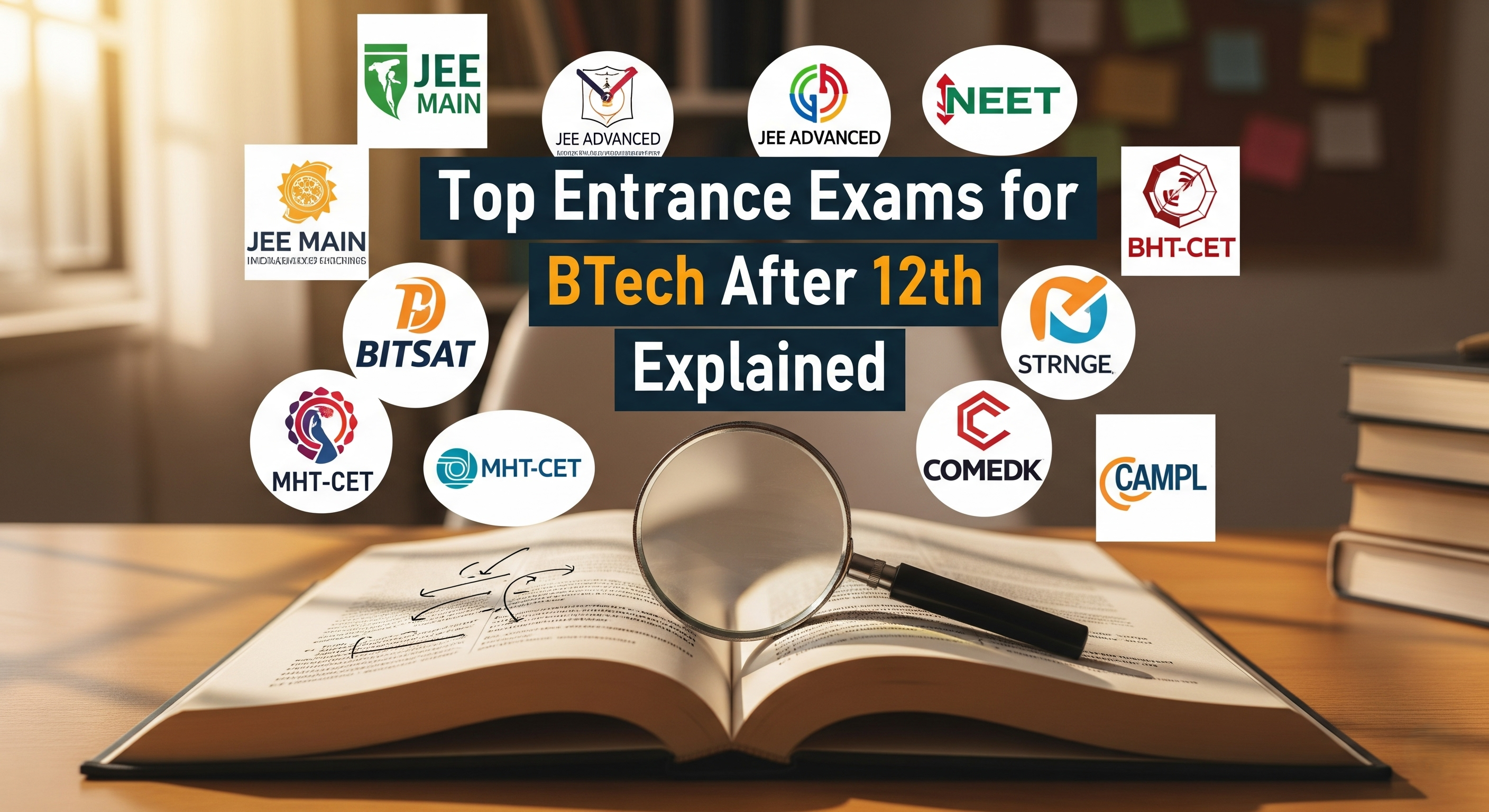 Top Entrance Exams for B.Tech After 12th
