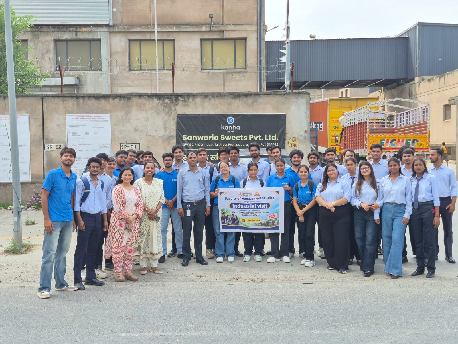 Industrial visit to Kanha Sawariya Foods, photo 4