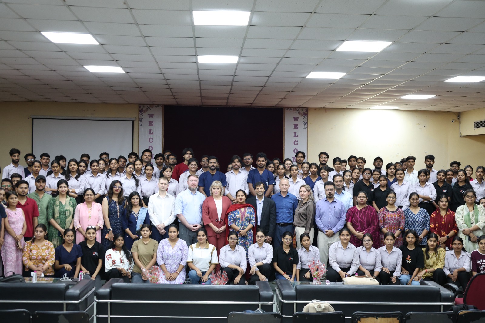 PEMF therapy session at Jagannath University, photo 1