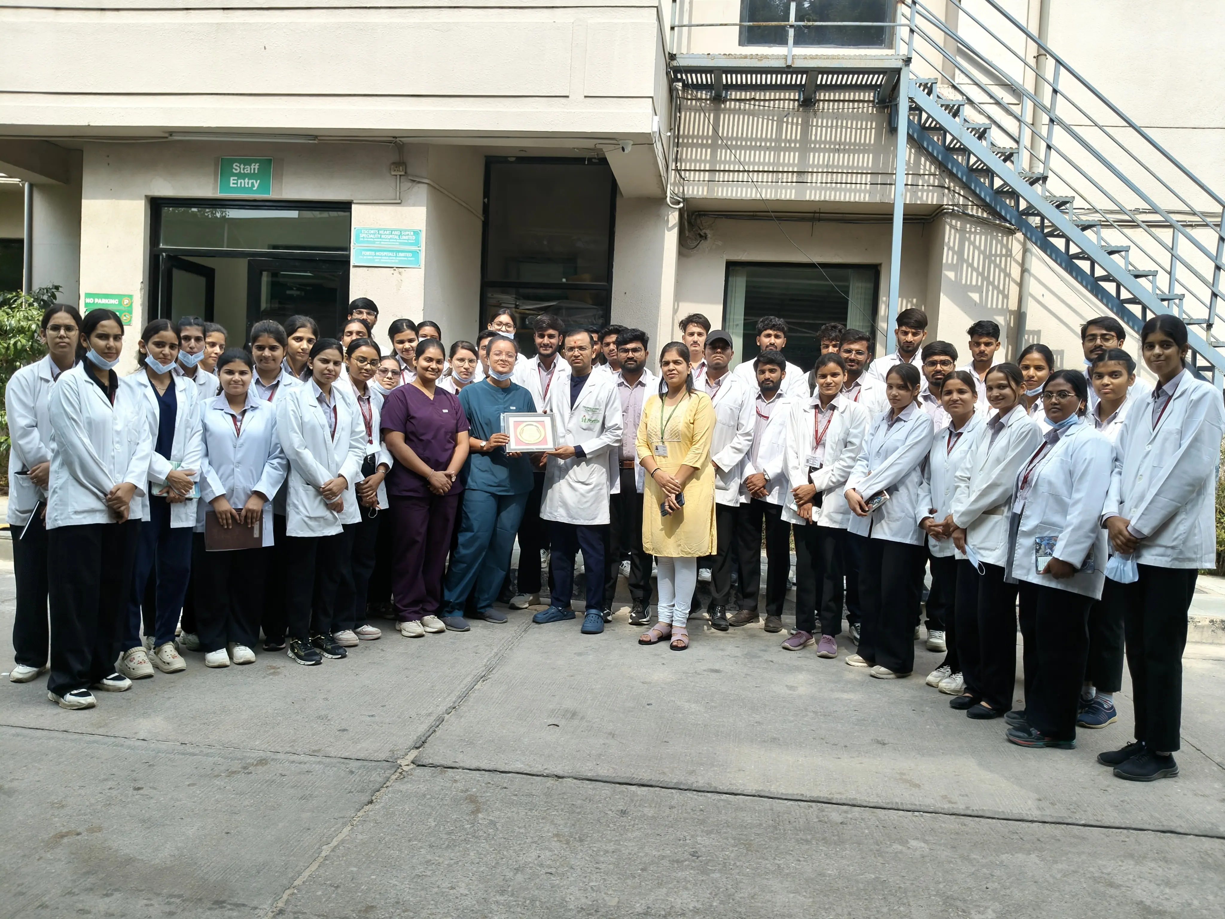 Educational Hospital Visit, FORTIS Hospital